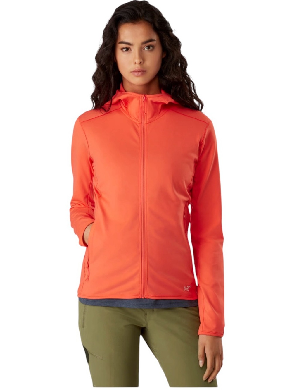 Arc’teryx Kyanite LT Hoody Full Zip Reef Orange M - Picture 2 of 13